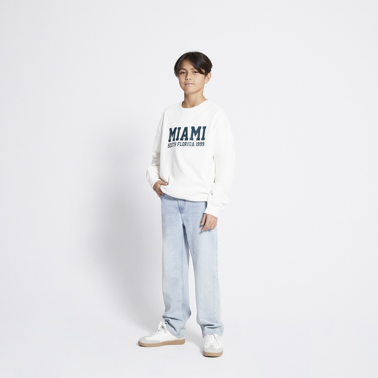 Printed Sweatshirt "Vilgot" White 7